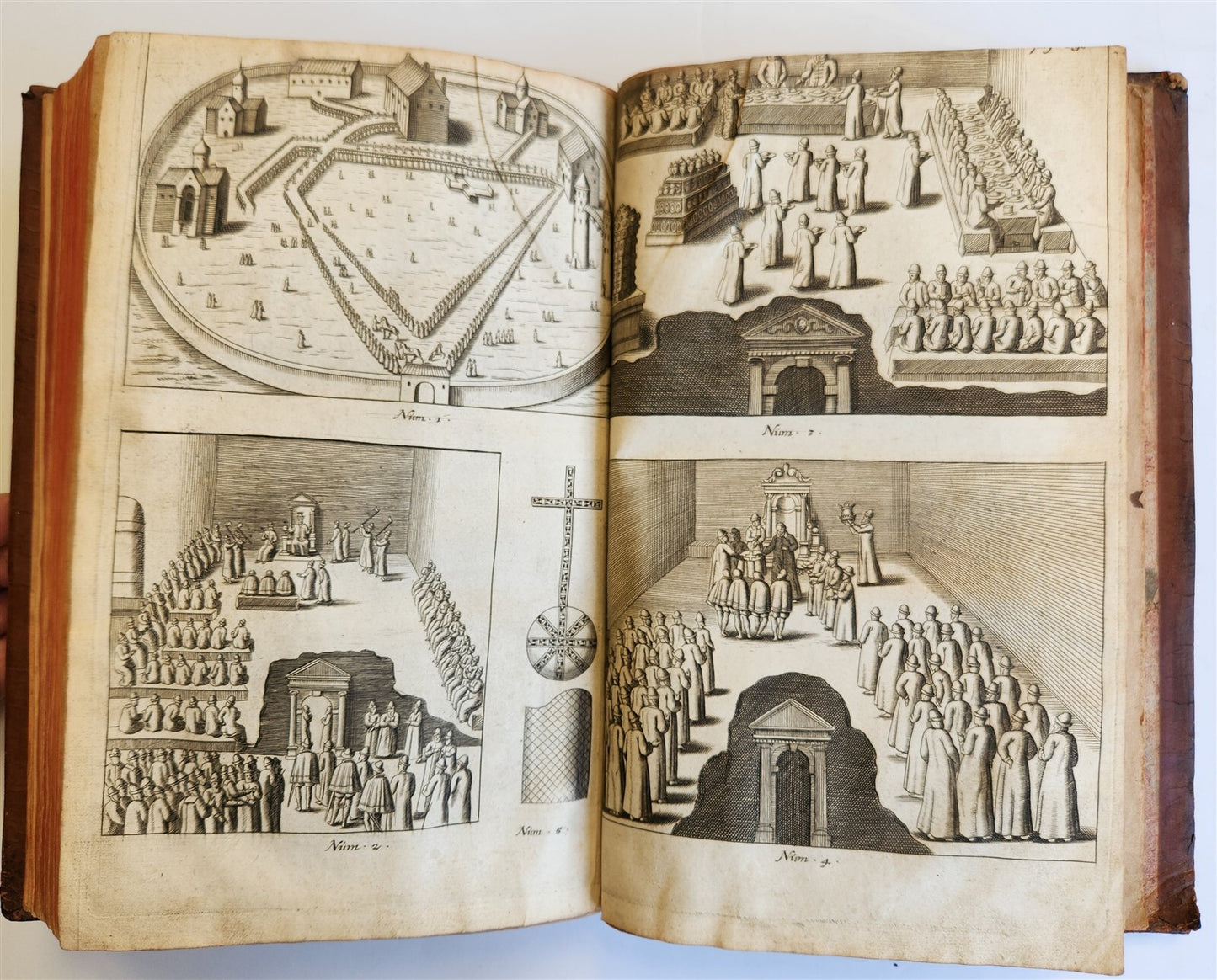 1680 CHRONICLE of DENMARK antique FULLY ILLUSTRATED rare Peder Hanson Resen