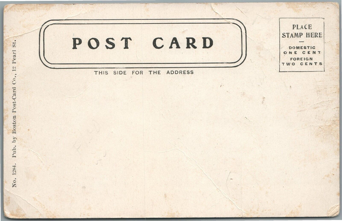 BATH ME FRONT STREET ANTIQUE POSTCARD