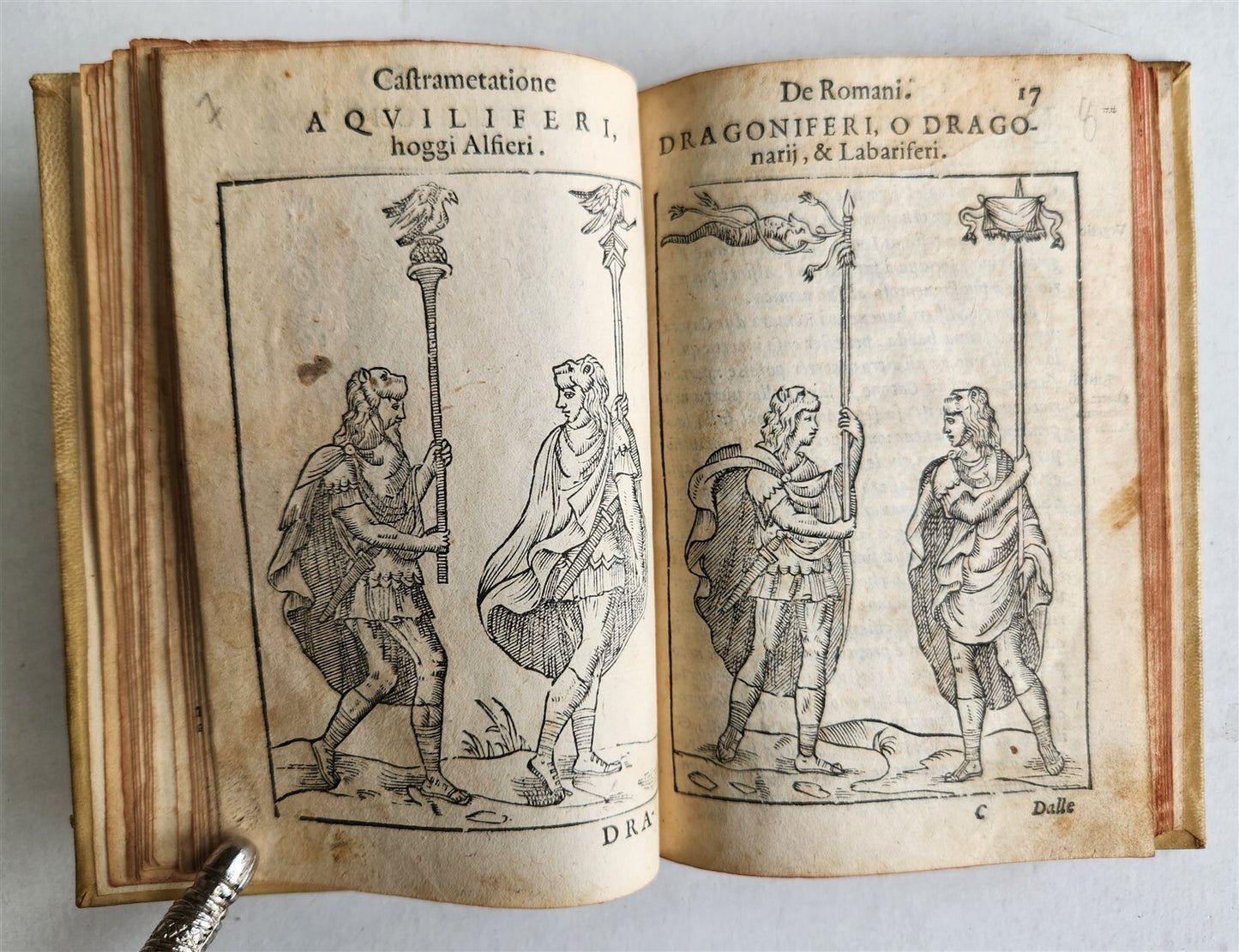 1583 TURKISH & ROMAN MILITARY antique ILLUSTRATED OTTOMAN EMPIRE vellum binding