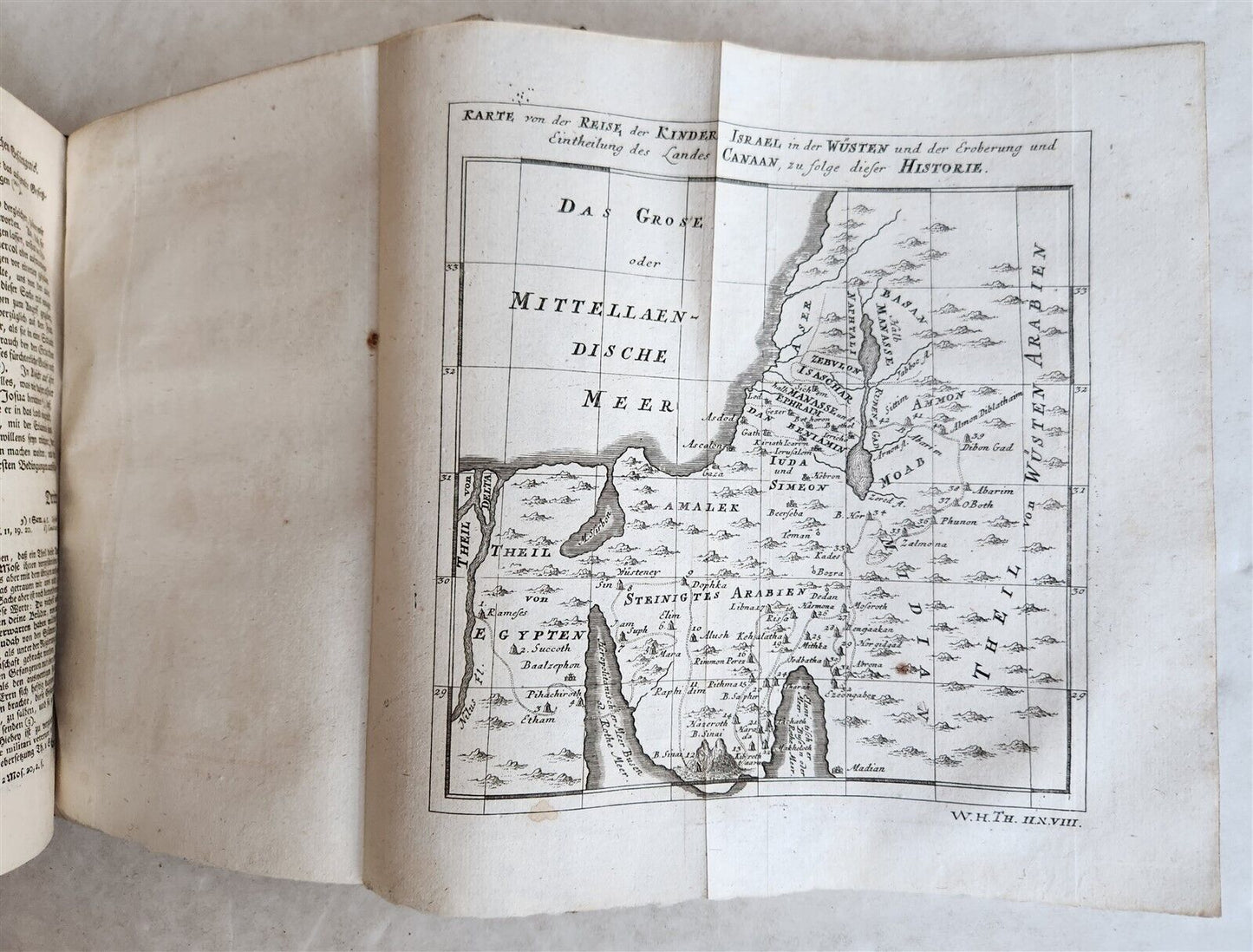 1745 HISTORY of the WORLD by S.J. Baumgarten ILLUSTRATED antique