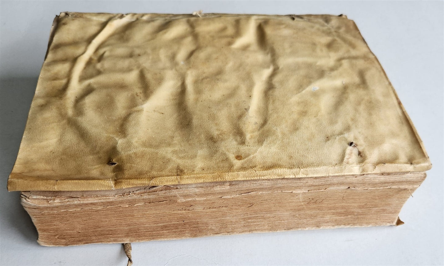 1649 CAPUCHIN ORDER CHRONICLES antique VELLUM BOUND MADRID in SPANISH