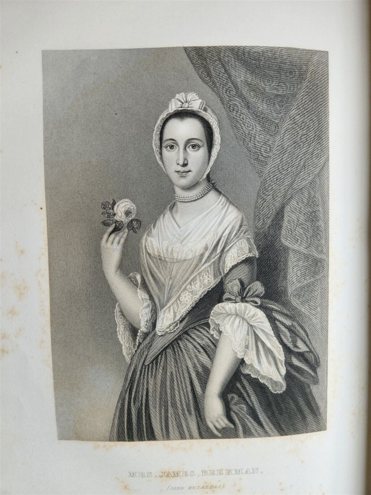 1859 REPUBLICAN COURT AMERICAN SOCIETY by R. GRISWOLD antique WOMEN PORTRAITS