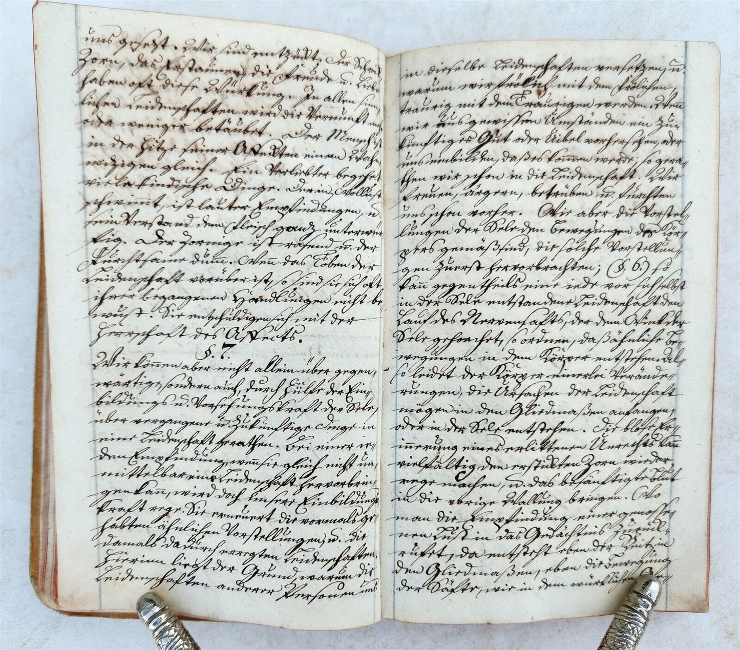 1800s GERMAN MANUSCRIPT BOOK MEDICAL MORAL TREATISE antique