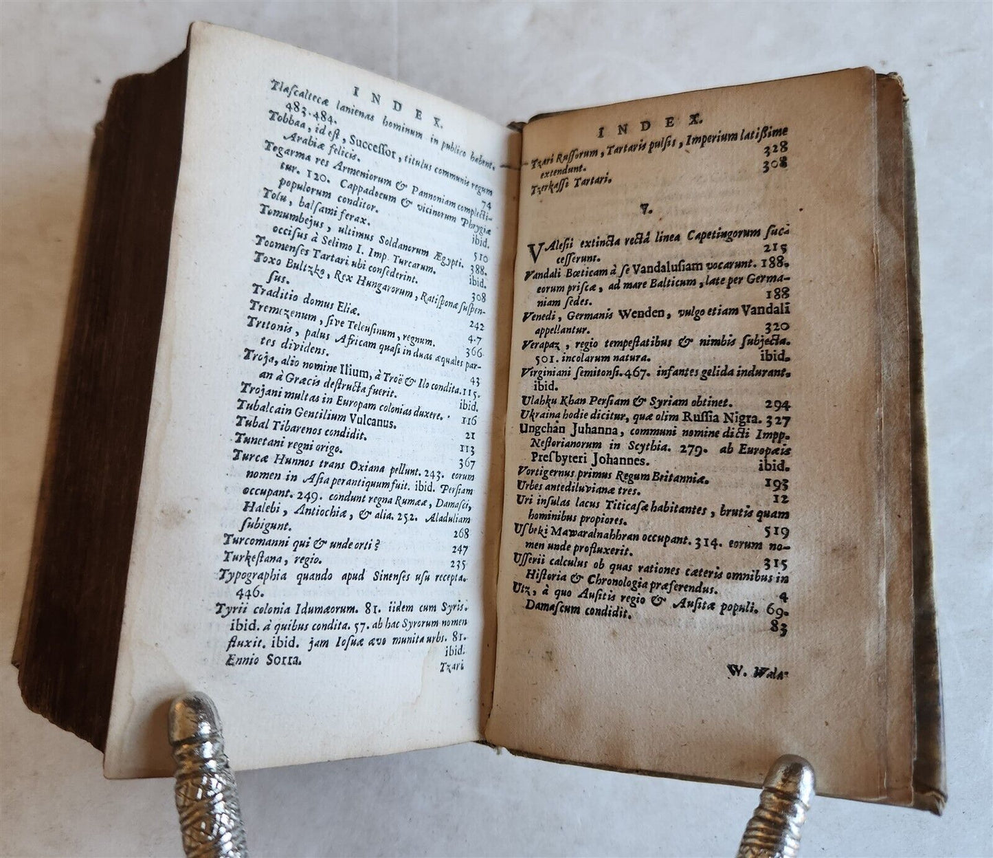 1666 NOAH'S ARK HISTORY of EMPIRES & KINGDOMS antique vellum bound