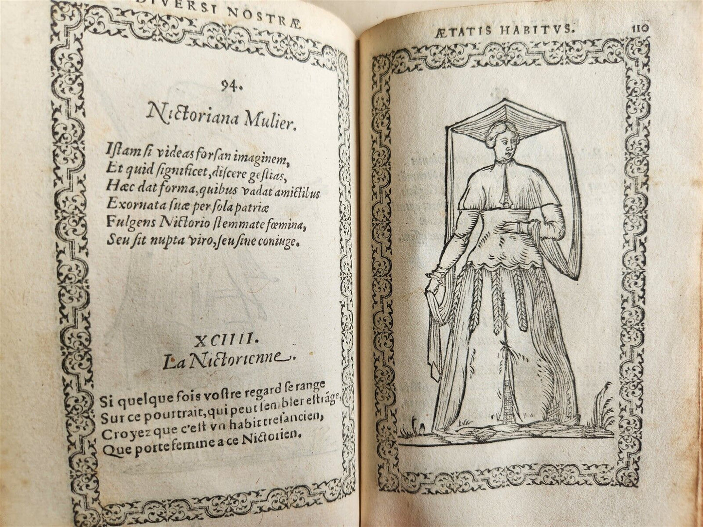 1572 FAMOUS COSTUME WORK Jacobi Sluperii antique ILLUSTRATED w/119 WOODCUTS RARE