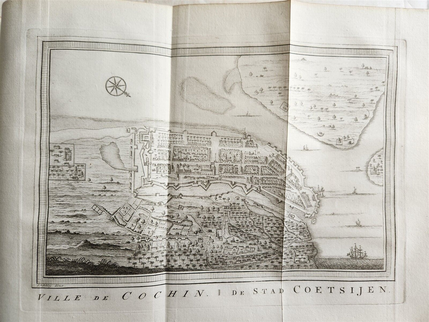 1755 TRAVELS TO INDIA antique Histoire generale des voyages vol. 13 ILLUSTRATED