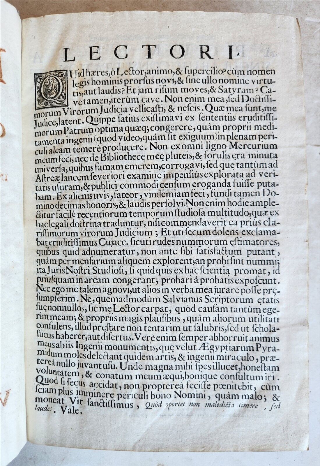 1708 LAW BOOK Consultationum sive rerum judicatarum antique VELLUM BOUND FOLIO