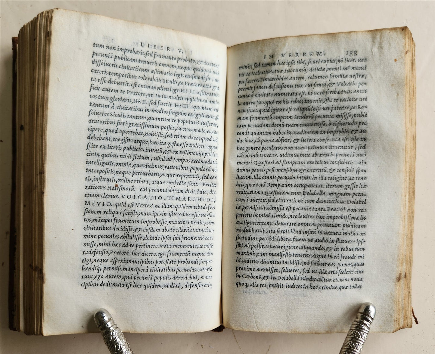 1550 ALDINE PRESS CICERO antique 16th CENTURY