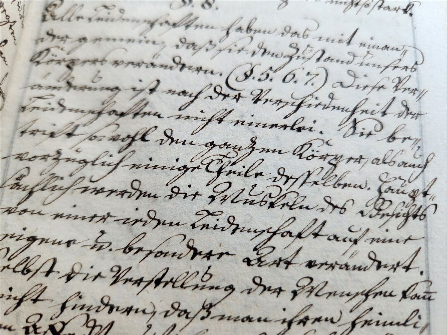 1800s GERMAN MANUSCRIPT BOOK MEDICAL MORAL TREATISE antique