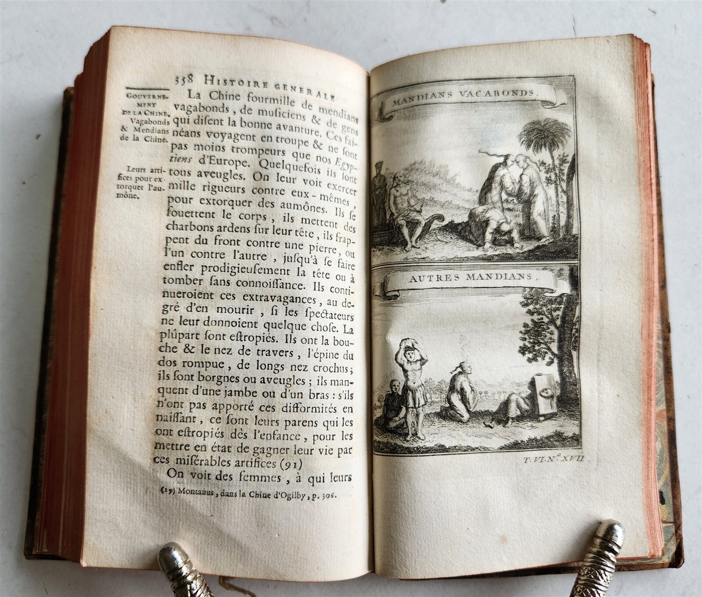 1749 HISTOIRE des VOYAGES VOL. 23 antique illustrated RELIGIONS in CHINA
