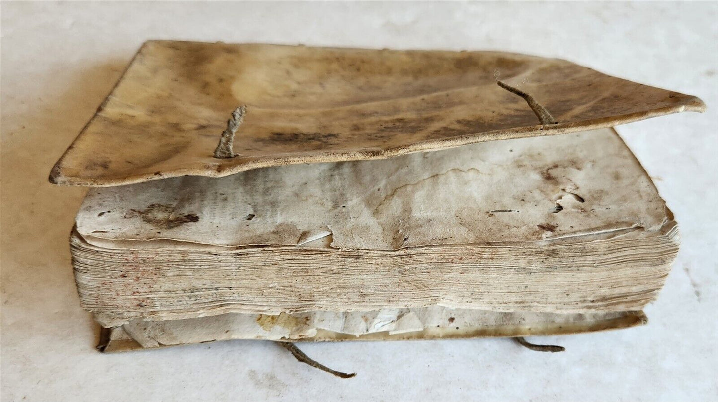 1596 HISTORICAL DESCRIPTION SHORT CHRONICLE of DOMINICAN ORDER antique VELLUM