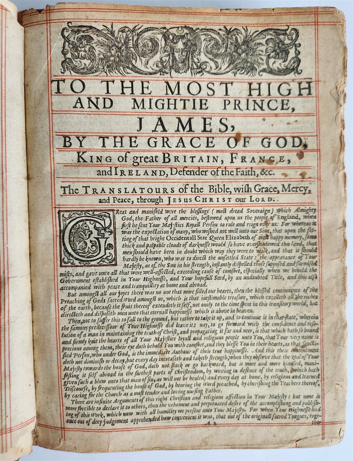 1649 BIBLE in ENGLISH OLD & NEW TESTAMENT antique London Company of Stationers