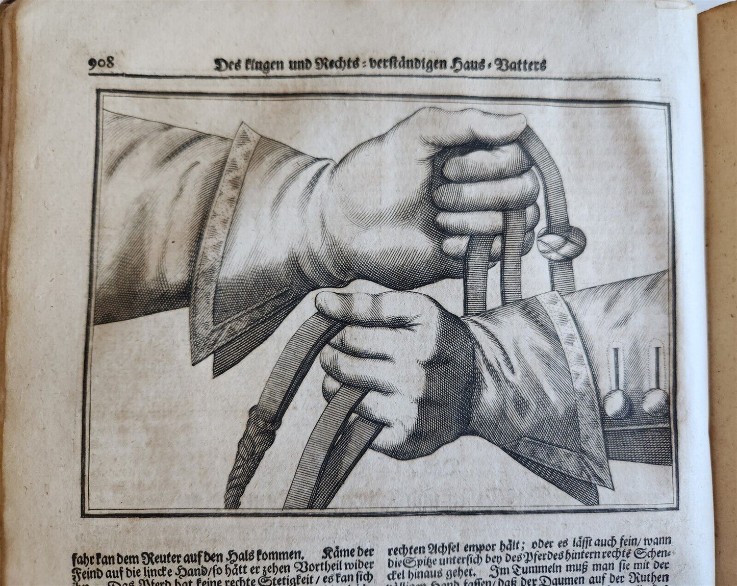1702 Oeconomus prudens ILLUSTRATED 2 FOLIO VOLUMES antique in GERMAN