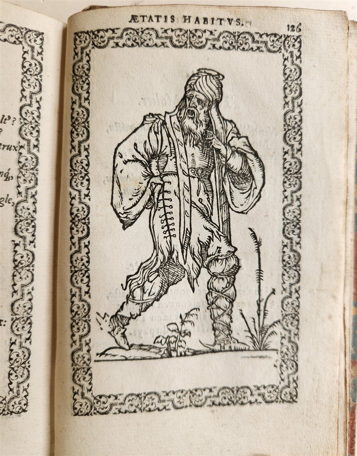 1572 FAMOUS COSTUME WORK Jacobi Sluperii antique ILLUSTRATED w/119 WOODCUTS RARE