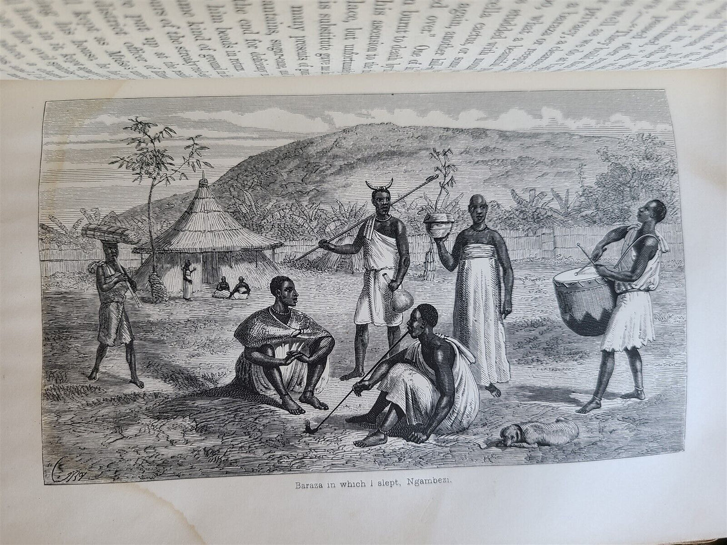 1863 JOURNAL of DISCOVERY of SOURCE of NILE antique ILLUSTRATED in ENGLISH