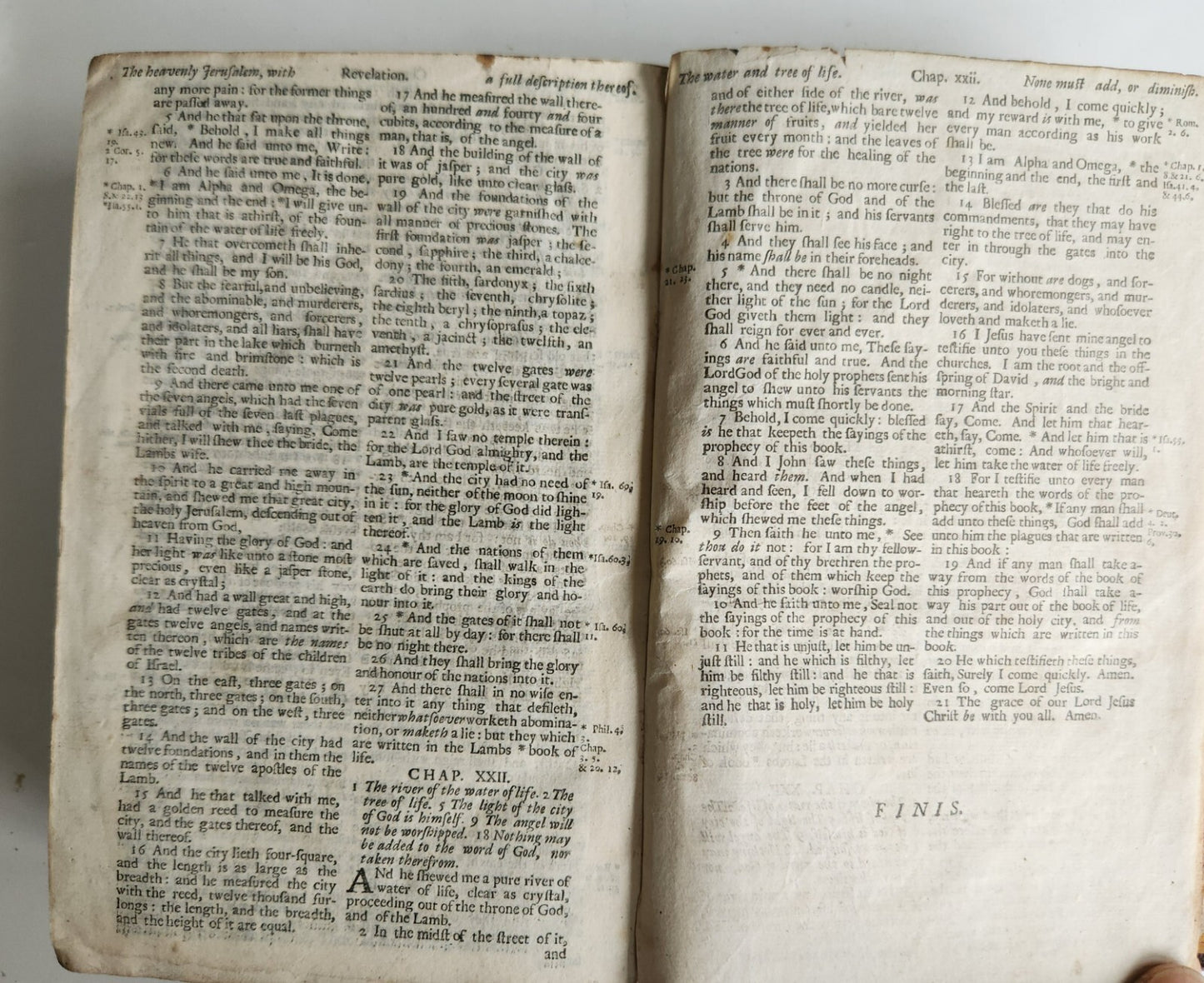 1679 BIBLE in ENGLISH King James antique ORIGINAL red morocco BINDING
