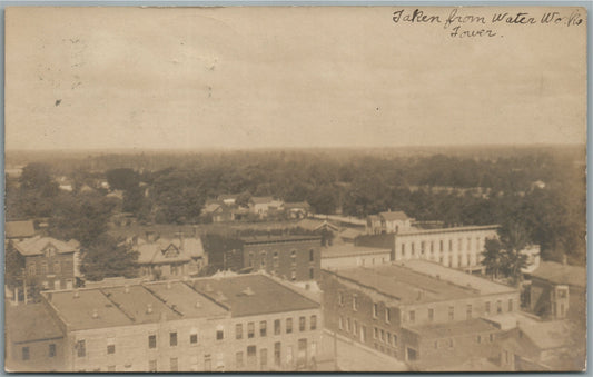 JEFFERSON OH 1909 ANTIQUE REAL PHOTO POSTCARD RPPC