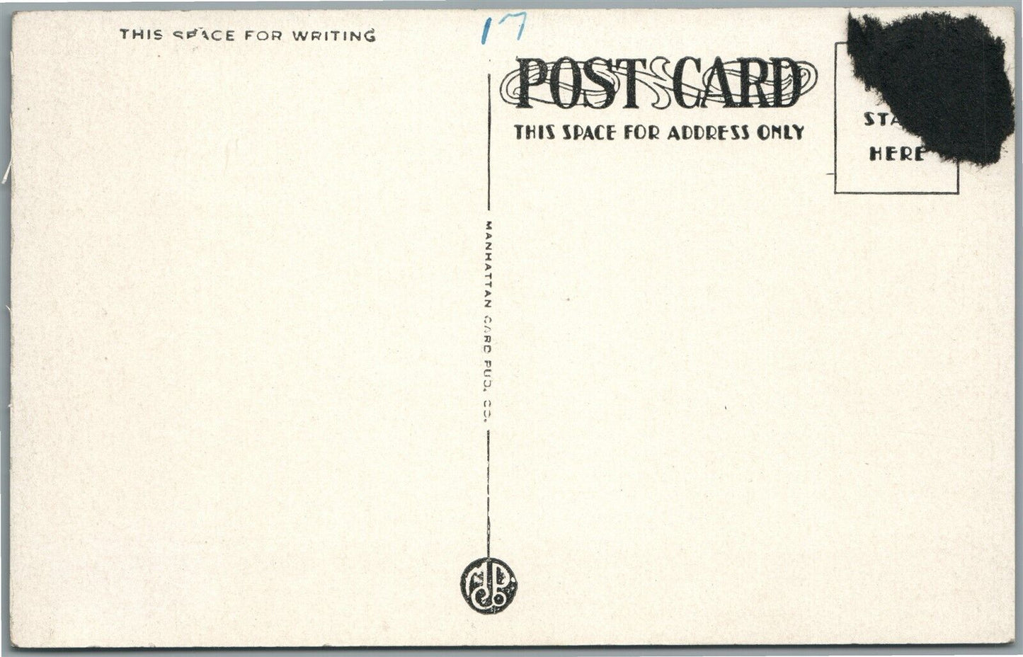 LONG BEACH NY CASA DEL MAR ANTIQUE POSTCARD