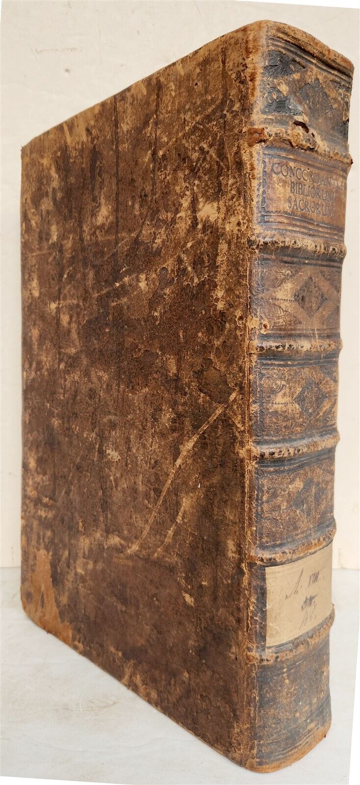 1731 BIBLE CONCORDANCE in LATIN antique FOLIO Concordantiae Bibliorum