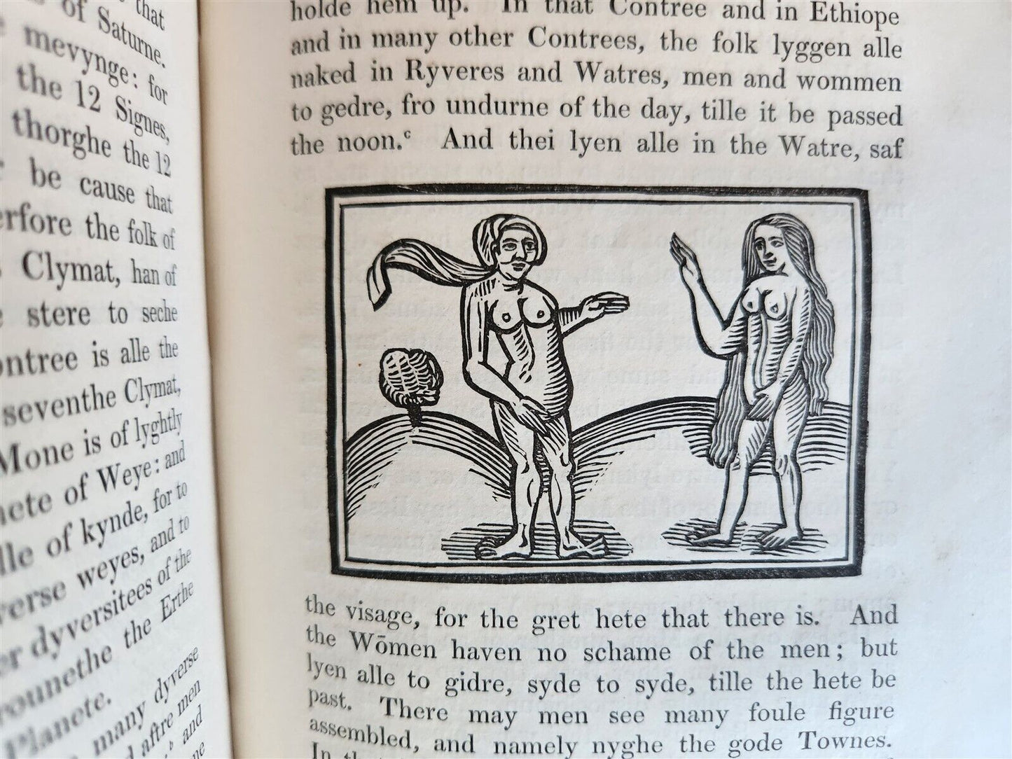 1839 Voiage and Travaile of Sir John Maundevile ILLUSTRATED antique