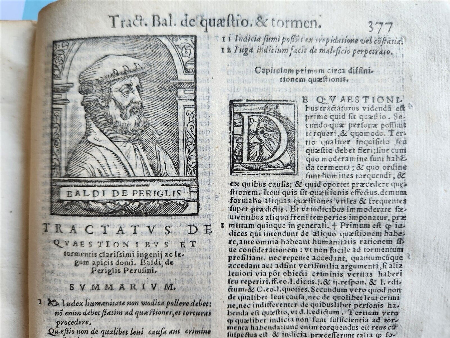 1563 ILLUSTRATED LAW BOOK by Giovanni Ziletti antique Vellum binding 16th CENT.