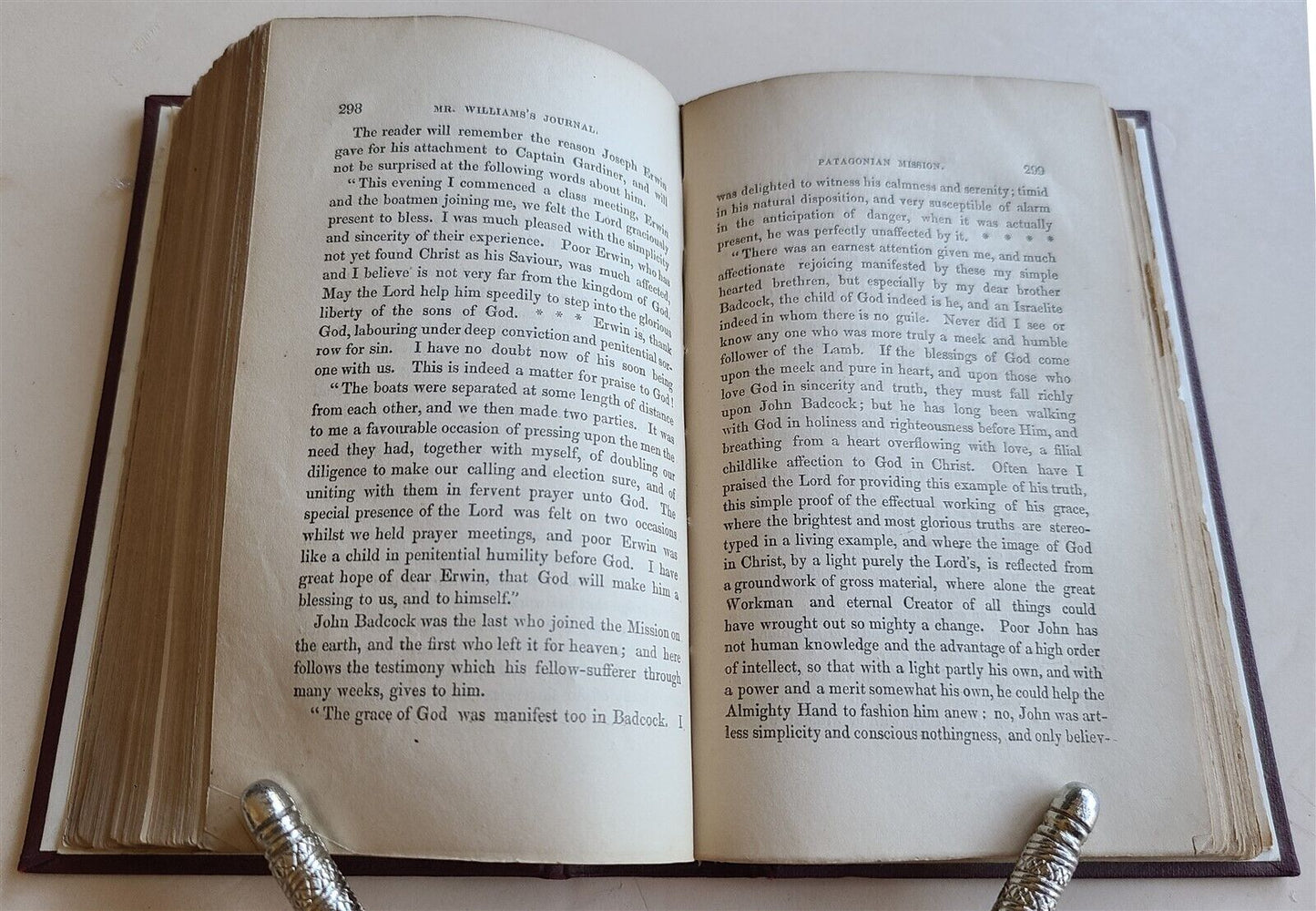 1852 PATAGONIAN MISSIONARY SOCIETY EFFORT in SOUTH AMERICA antique in ENGLISH