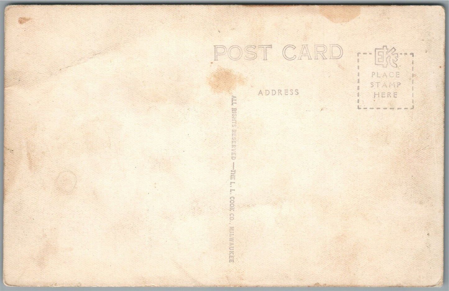 STEVENS POINT WI FISHING ANTIQUE REAL PHOTO POSTCARD RPPC