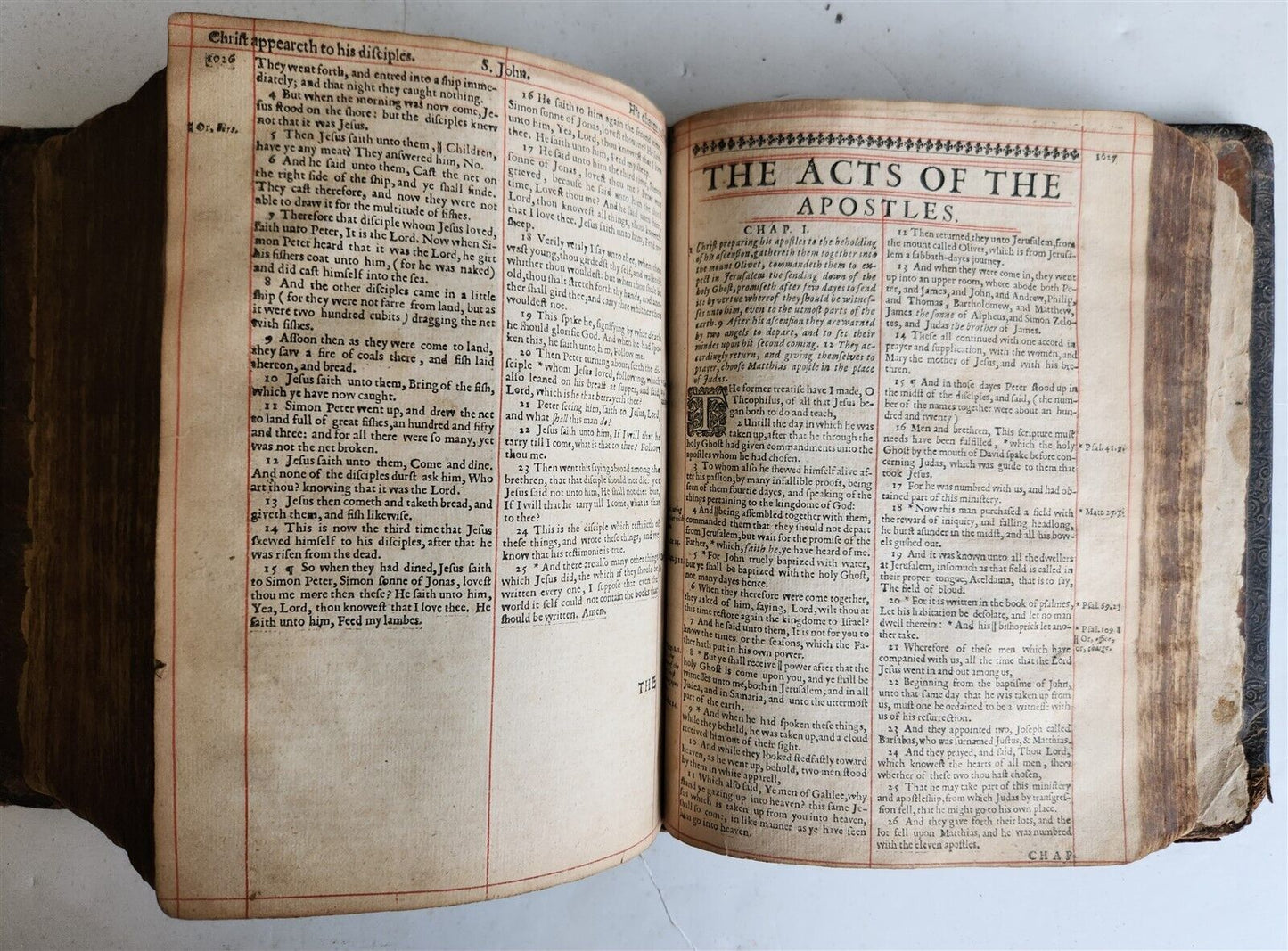 1635 BIBLE in ENGLISH antique