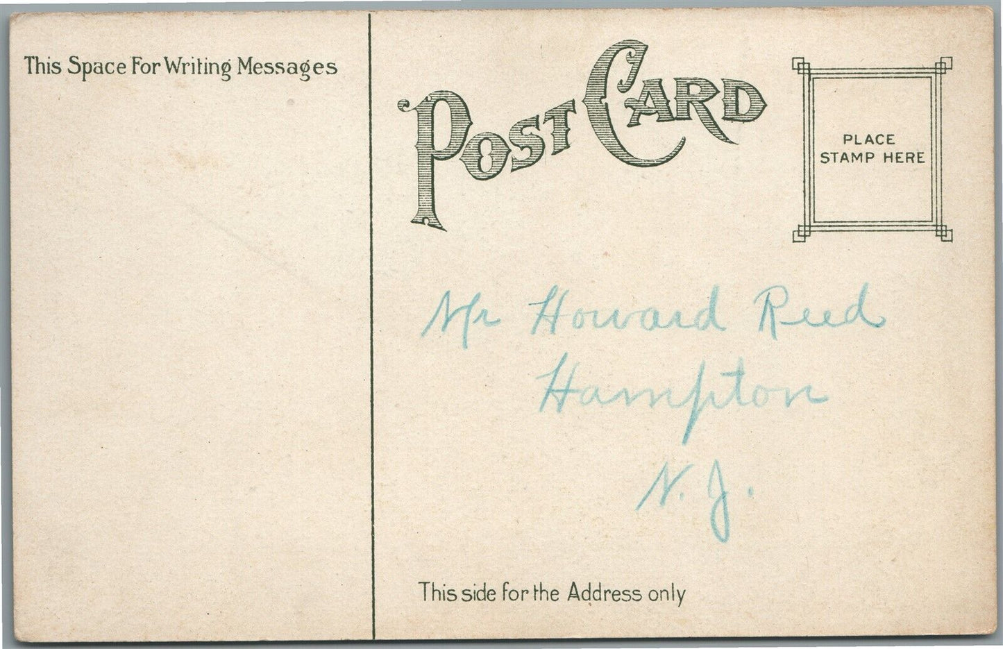 TRENTON NJ STATE PRISON ANTIQUE POSTCARD