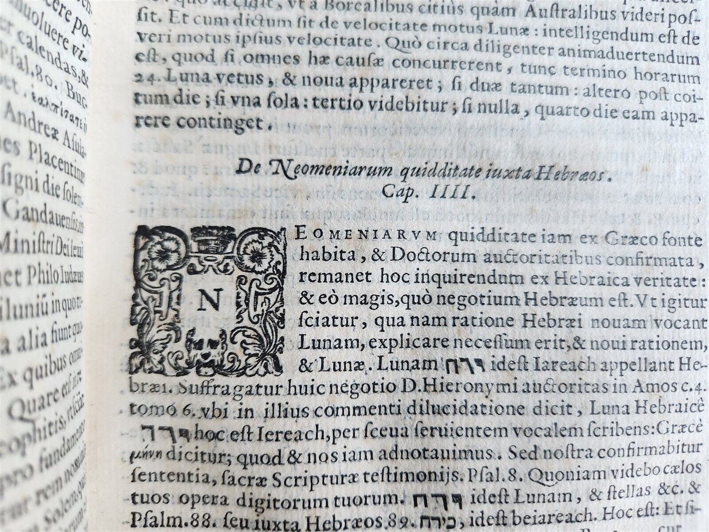 1599 THEOLOGICAL MATHEMATICAL NATURAL WORK AGAINST JEWS HERETICS antique VELLUM