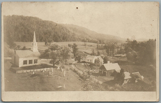 SOUTH FAIRLEE VT ANTIQUE REAL PHOTO POSTCARD RPPC