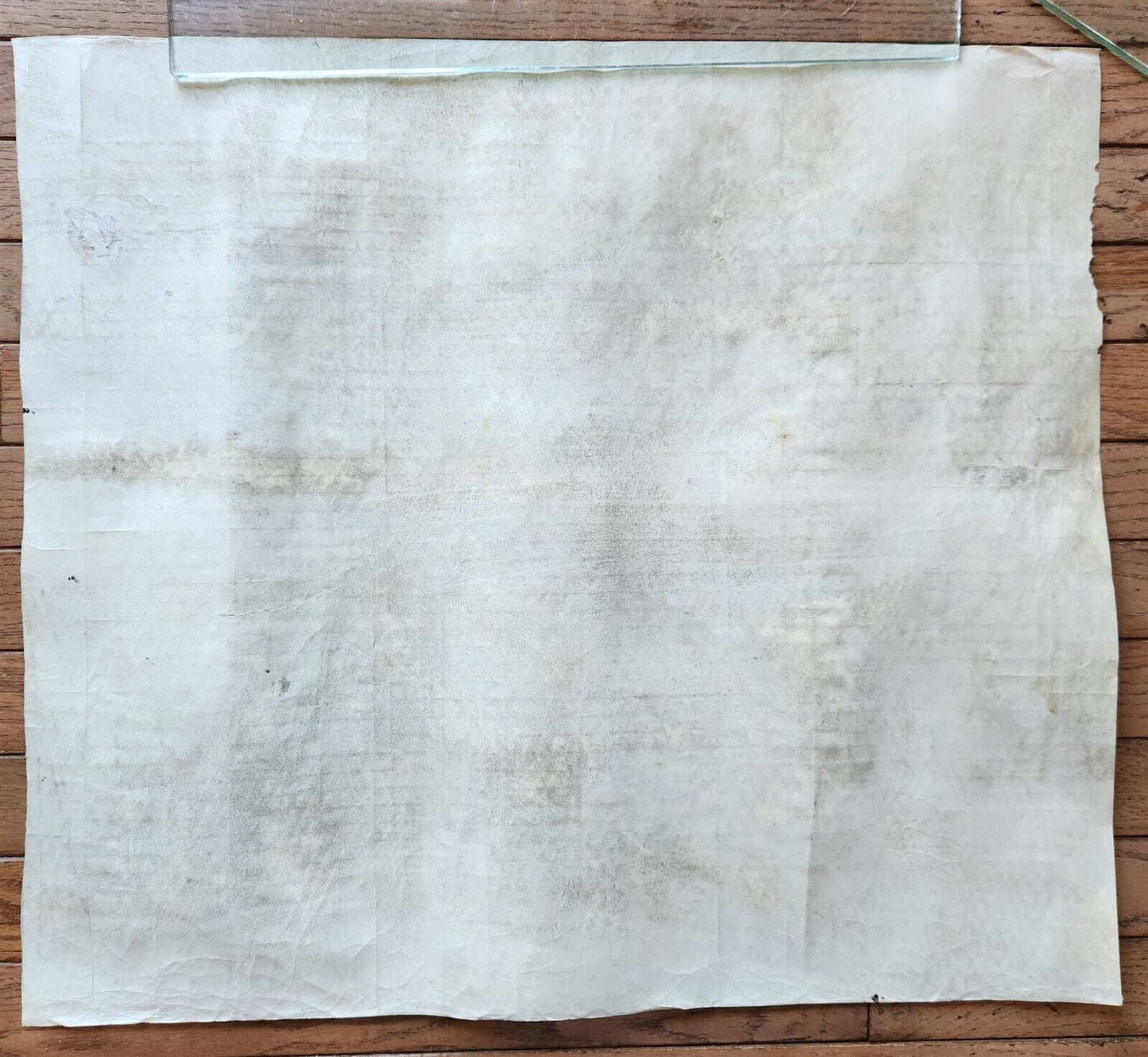 TORAH SCROLL FRAGMENT MANUSCRIPT on VELLUM antique BIBLE NUMBERS 14:45-16:25