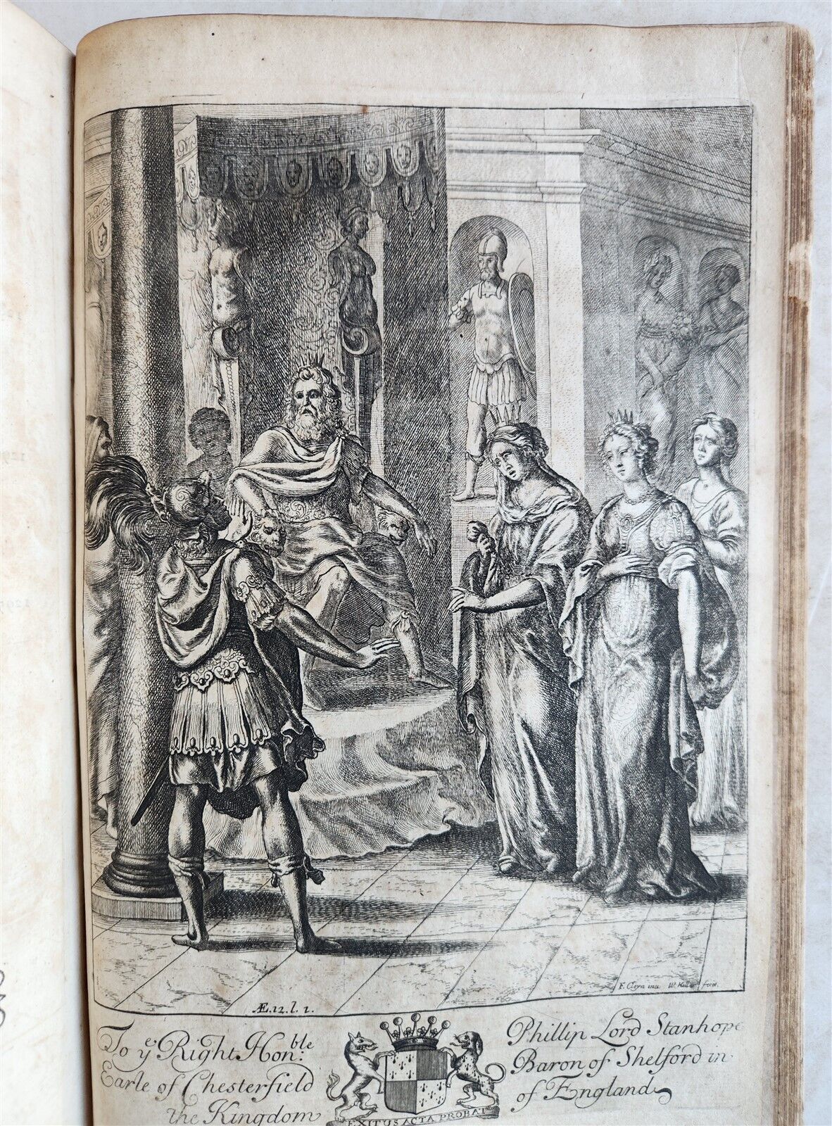 1697 WORKS of VIRGIL by DRYDEN antique ILLUSTRATED w/ 101 AMAZING PLATES