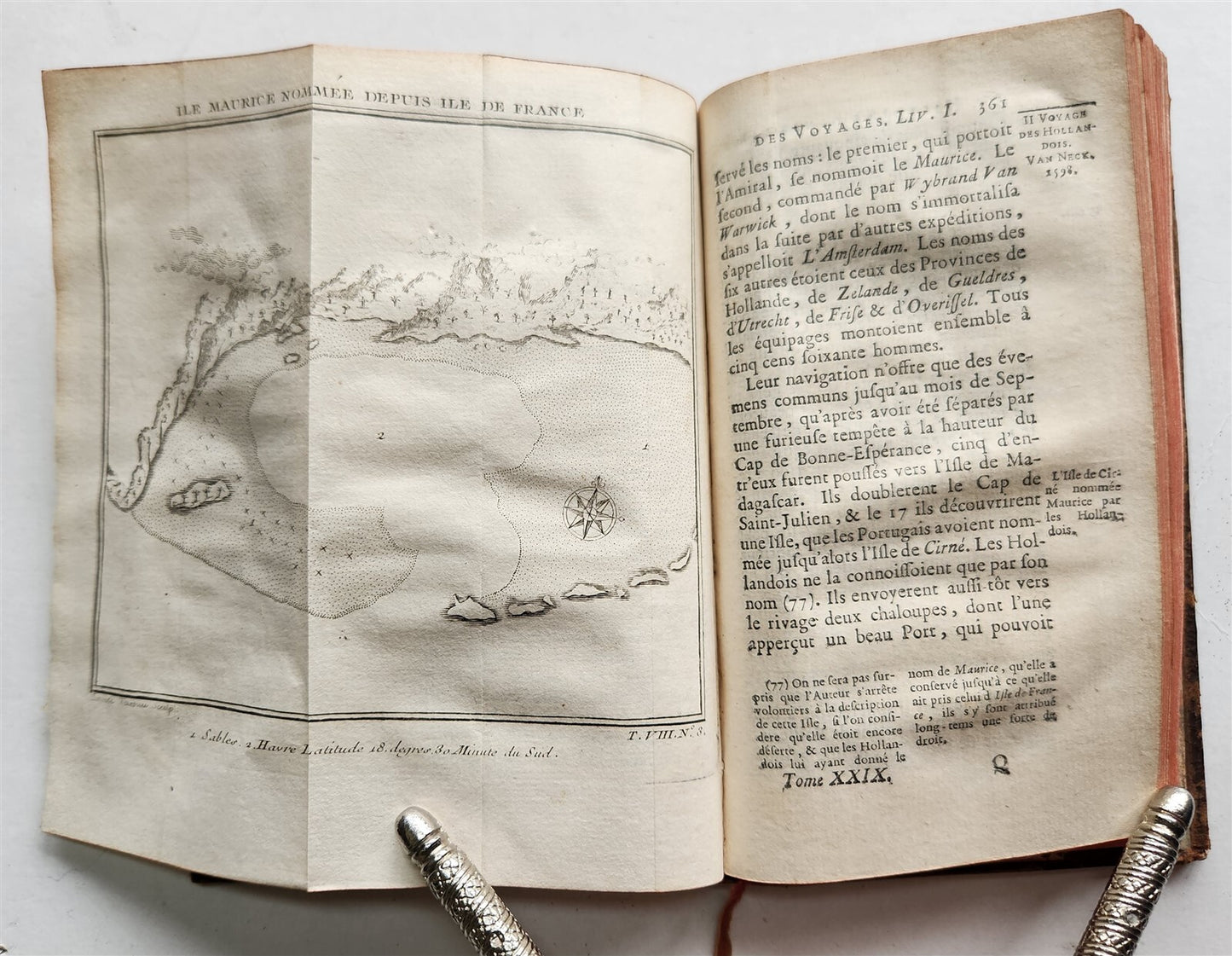 1750 HISTOIRE des VOYAGES antique V.29 INDONESIA JAVA SUMATRA ISLAND illustrated