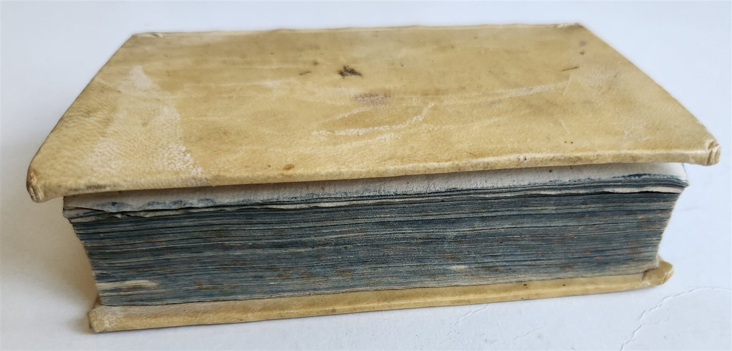 1554 LIFE of TWELVE CAESARS by SUETONIUS antique VELLUM BOUND ROMAN HISTORY