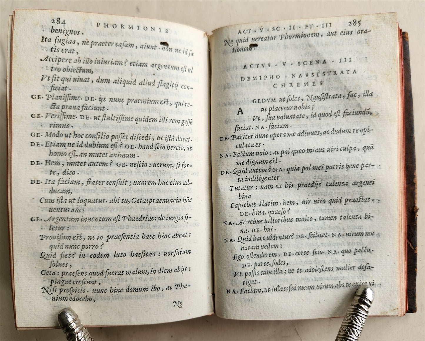 1575 ALDINE PRESS TERENTIUS AFER antique 16th CENTURY TERENCE