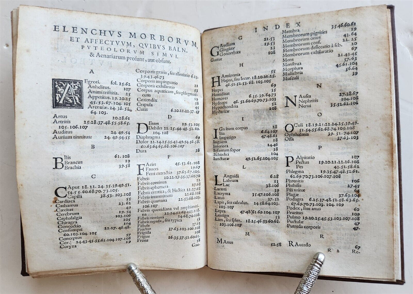 1566 Baths & other wonders of Puteoli by Lombardi antique