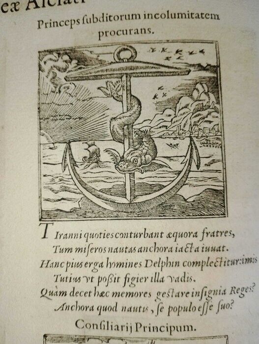 1560 ANDREA ALCIATO ILLUSTRATED FOLIO antique Alciati iuriscons. mediolanensis