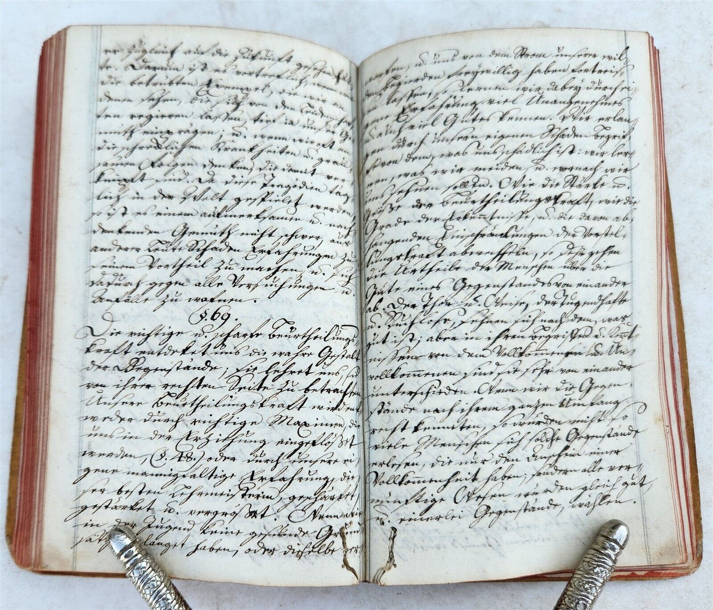 1800s GERMAN MANUSCRIPT BOOK MEDICAL MORAL TREATISE antique