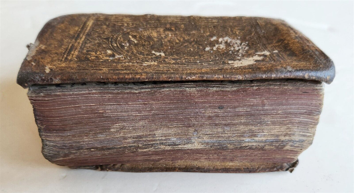 1584 CICERO Sententiae insigniores antique 16th CENTURY pigskin binding