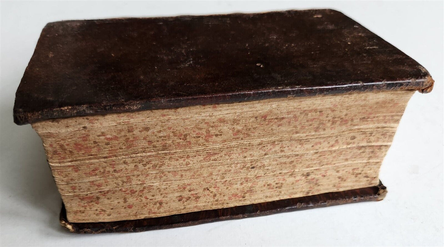 1676 LEXICON HEBRAICUM & CHALDAICUM antique by Johannis Buxtorf Judaica