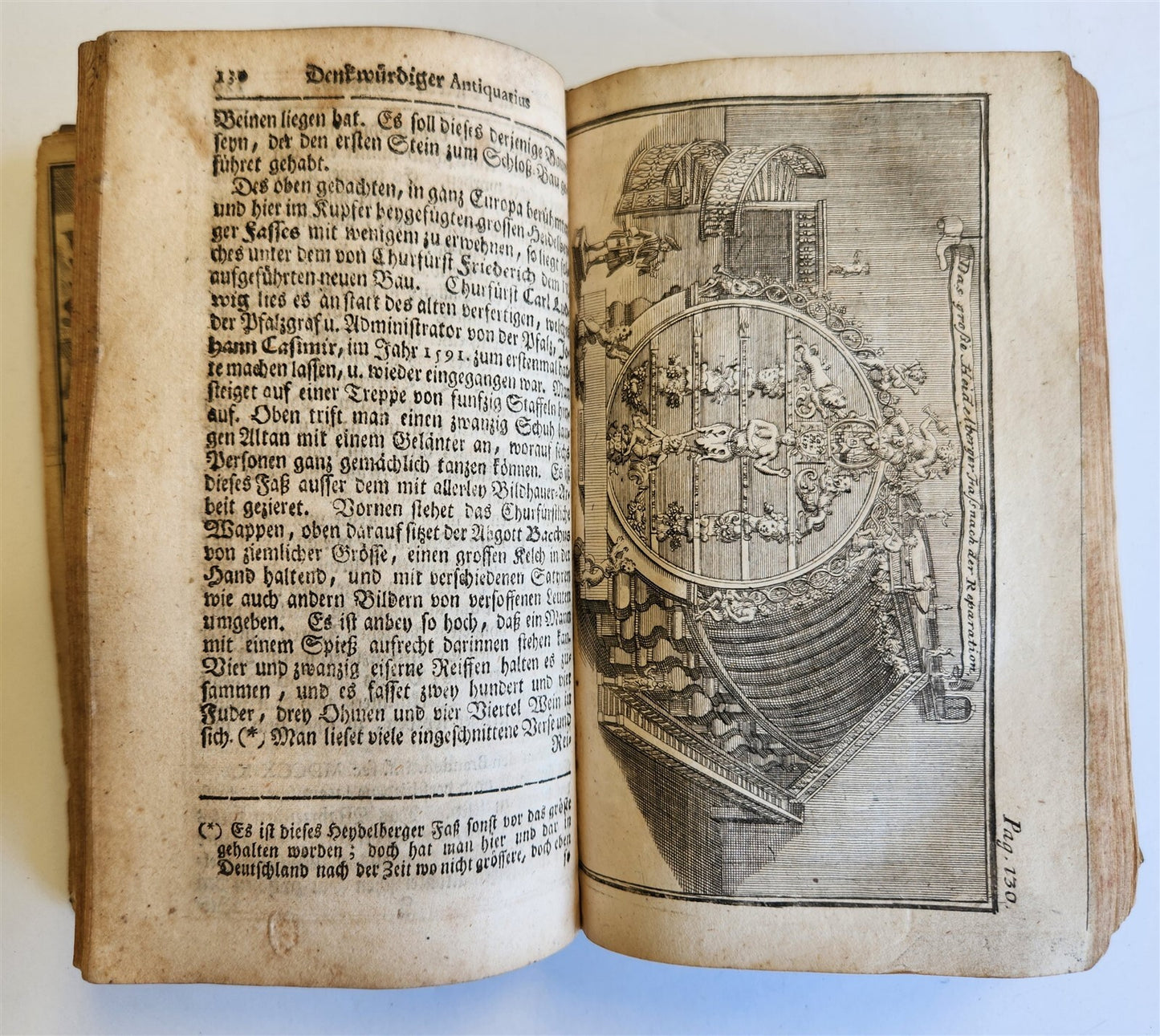 1740 ANTIQUITIES & GEOGRAPHY of GERMAN RIVERS antique ILLUSTRATED