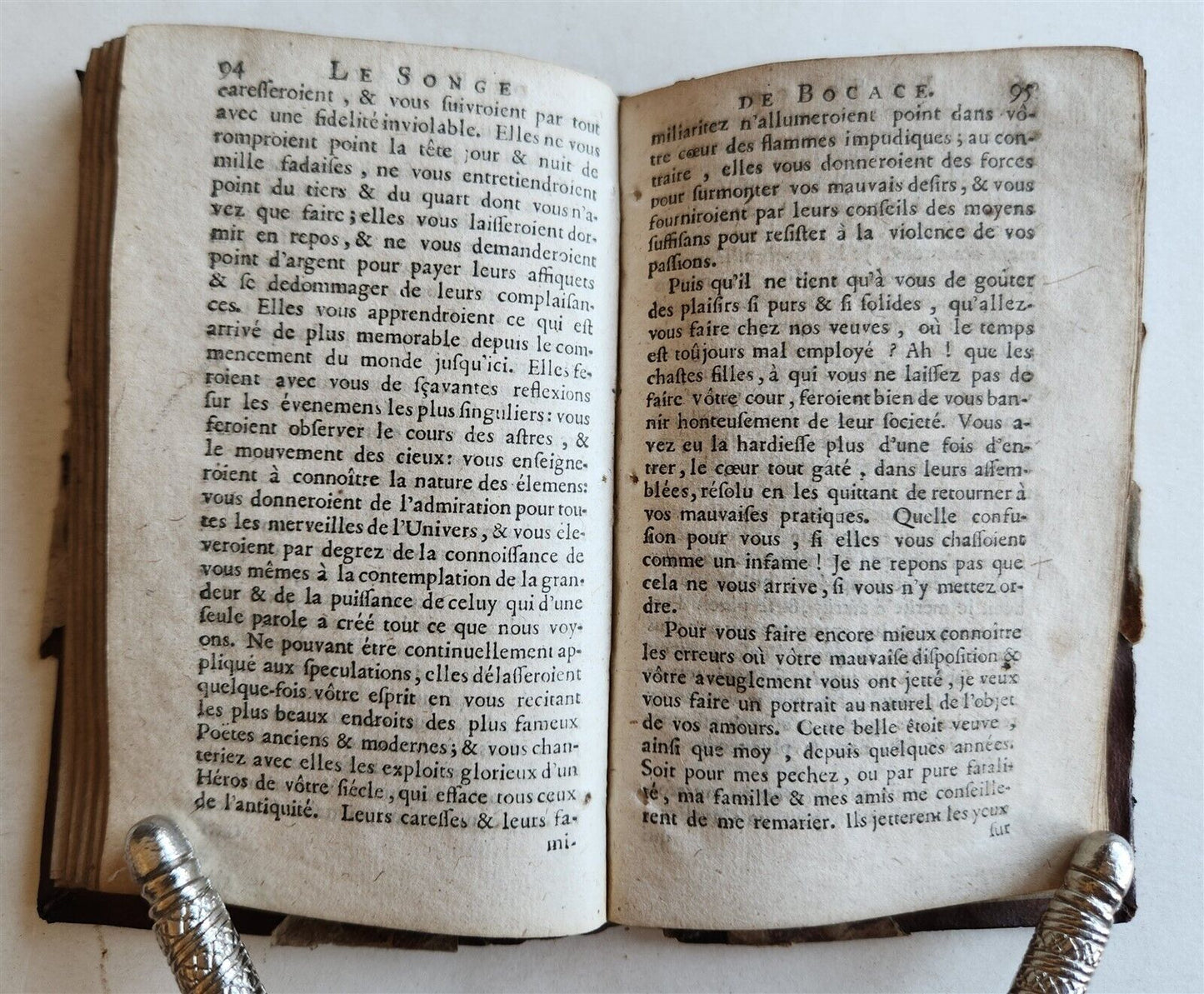 1703 BOCCACCIO Le Songe de Bocace antique in French