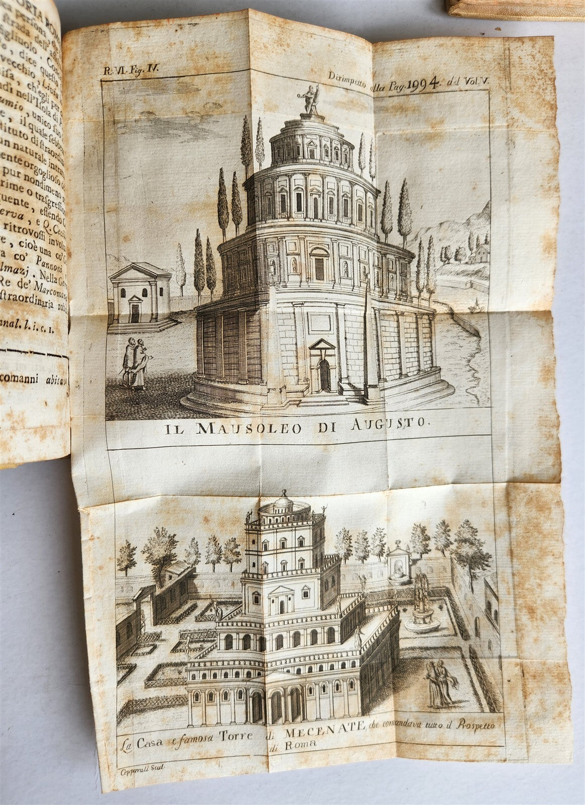 1741 UNIVERSAL HISTORY 7 VOLUMES antique ILLUSTRATED w/ MAPS in ITALIAN vellum