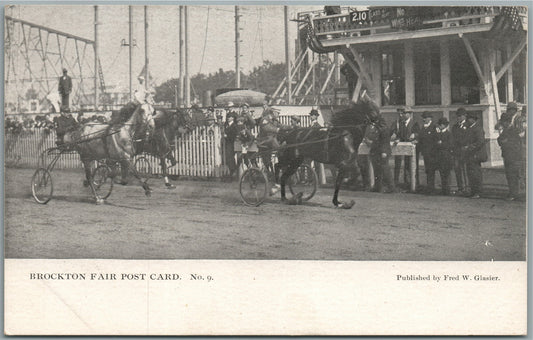 BROCKTON FAIR MA post card No. 9 ANTIQUE POSTCARD