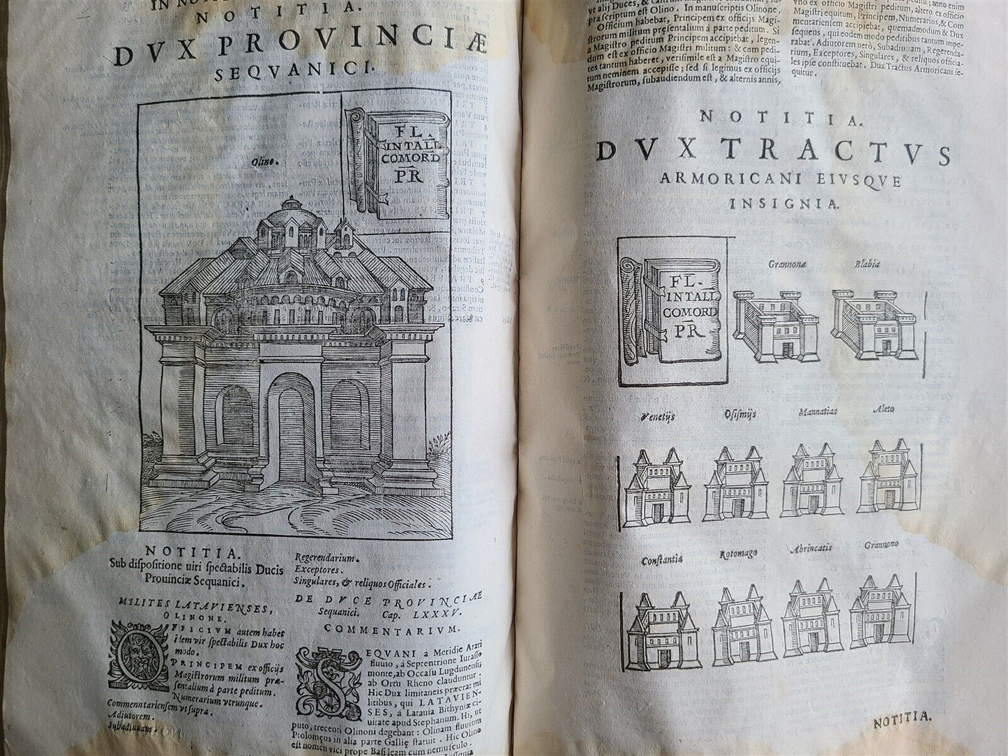 1593 NOTITIA UTRAQUE by Guido PANCIROLI FULLY ILLUSTRATED antique VELLUM 16th C.
