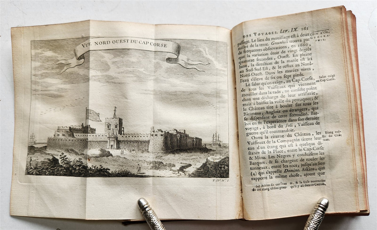 1748 HISTOIRE des VOYAGES VOL.13 antique illustrated AFRICA TRAVELS GHANA GUINEA