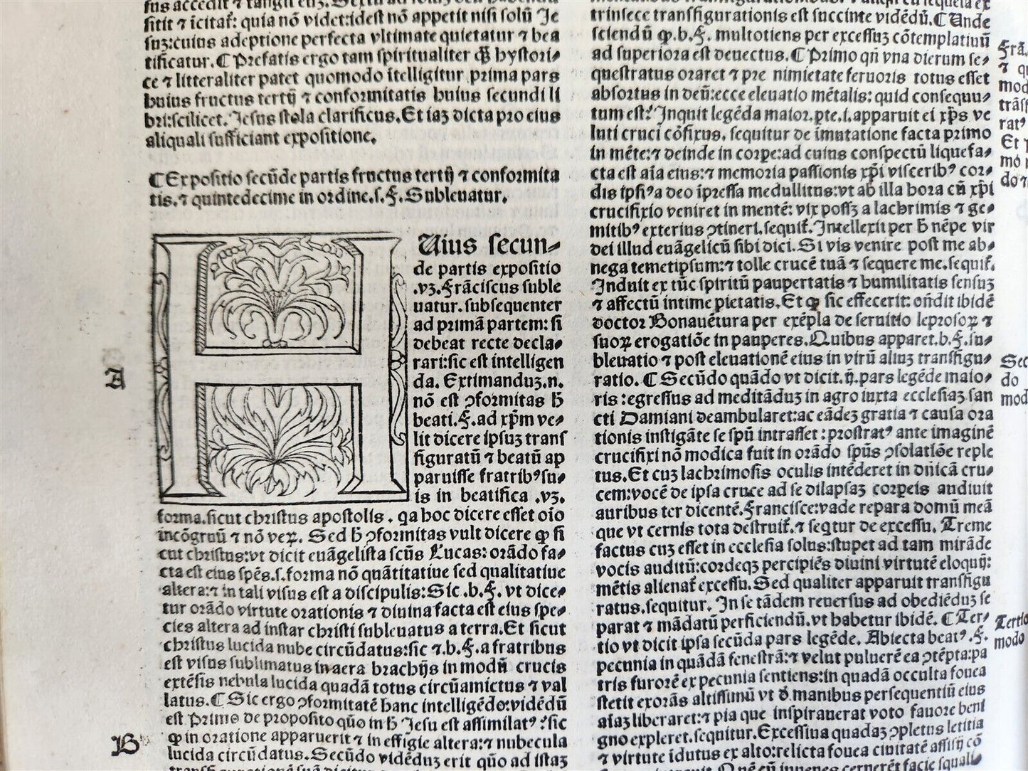 1513 POST-INCUNABULA HISTORY of FRANCISCANS ORDER antique Vellum Bound RARE