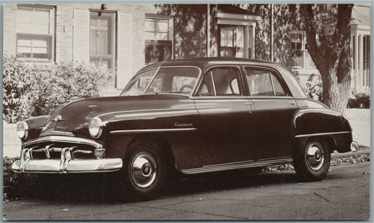 1952 PLYMOUTH CRANBROOK VINTAGE POSTCARD