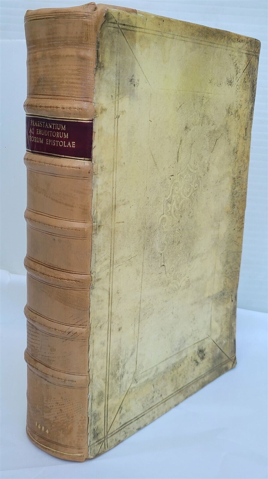 1684 Protestantism antique VELLUM FOLIO Paestantium Eruditorum Virorum Epistolae